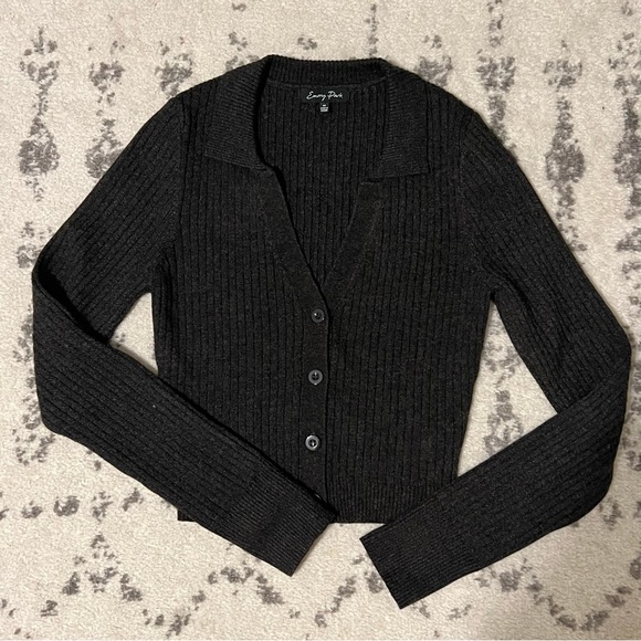 emory park Sweaters - Emory Park (South Moon Under) Ribbed Crop Sweater